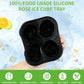 🧊 LIMITED-TIME 50% OFF! 🌹 Large Rose Ice Cube Mould – Food Grade Silicone, 4-Cavity, Sealed Lid 🍸