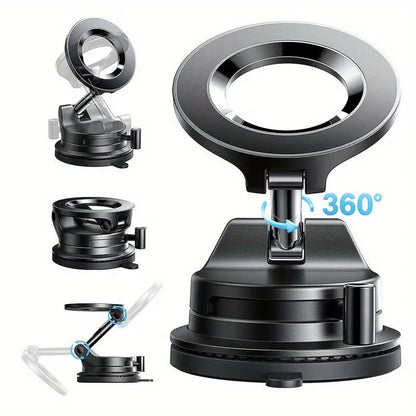 🔥Oferta Relámpago🔥 Soporte de Celular para Auto con Succión al Vacío