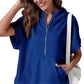 👕 LIMITED-TIME 50% OFF! ✨ Half Zip Pullover Top – Oversized, Pockets, Casual ✨