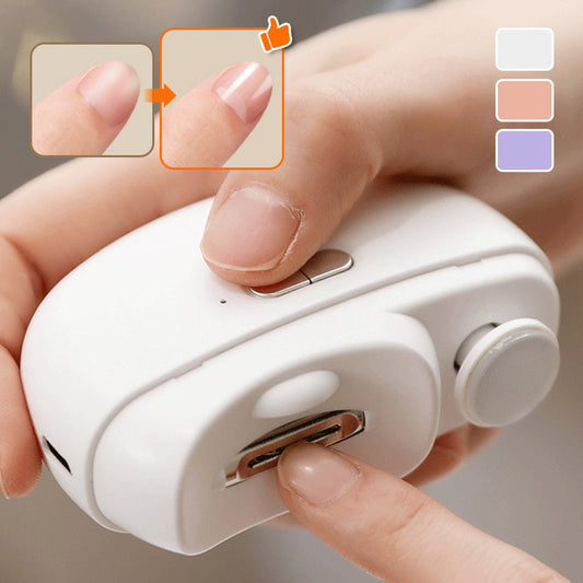 💅 LIMITED-TIME 50% OFF! ✨ 3-in-1 Automatic Electric Nail Clipper – Safe, USB Rechargeable, with Polishing 🔋