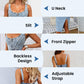 💎 50% OFF! 💎 Women's U-Neck Denim Bodycon Cami Dress – Adjustable Straps, Thigh-High Slit & Stretch Fit 🌞👖