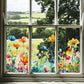 🌸 2026 Sale — Over 24,700 Sold!✨ Colorful Floral Bouquet Window Sticker