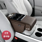 🚗 50% DE DESCUENTO! ✨ Caja de Almacenamiento para Reposabrazos con Luz LED Ambiental - Organizador Multifunción con Puerta Deslizante para Automóvil 🔌📦