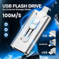 🎉 2026 Sale — Over 33,100 Sold!💾 4‑in‑1 MFi Certified USB Flash Drive with Type‑C Adapter for iPhone/Android/PC