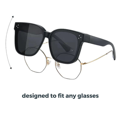 🕶️ LIMITED-TIME 50% OFF! ✨ Fit Over Sunglasses – UV400, Snap-On, Universal 🏔️