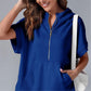 👕 LIMITED-TIME 50% OFF! ✨ Half Zip Pullover Top – Oversized, Pockets, Casual ✨