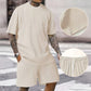 👕 LIMITED-TIME 50% OFF! ✨ Men’s Summer Drop Shoulder Set – Street Style, Drawstring Shorts, Relaxed Fit 🏙️