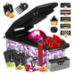 💎 -50% on Multi-Functional Vegetable Slicer Set！💎 7 Interchangeable Blades, Dishwasher Safe & Food-Grade Stainless Steel for Quick Meal Prep✨