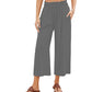 🍃 LIMITED-TIME 50% OFF! ✨ Women's Linen Smocked Capri Pants – Wide Leg, Breezy, High-Waist 🌾