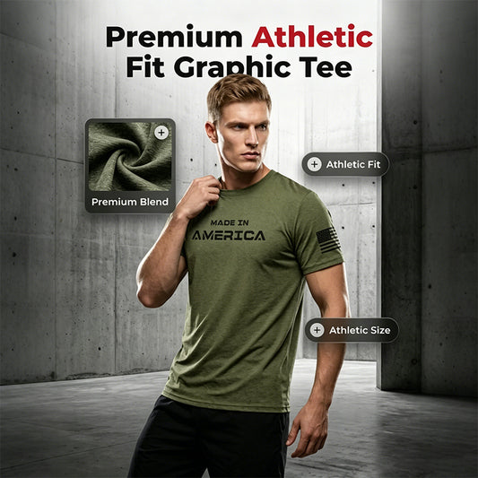 👕 FLASH SALE: 50% OFF! 🏃 Men's Athletic Fit Crew Neck Tee – Breathable Cotton, Perfect Stretch & Versatile Gym to Street ✨