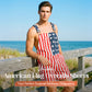 👖 LIMITED-TIME 50% OFF! 🇺🇸 American Flag Overalls Shorts – Unisex, Denim, Adjustable, Patriotic ✨