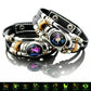 🎉 2026 Sale — Over 21 300 Sold!🔥 Glow‑in‑the‑dark Leather Zodiac Sign Bracelet