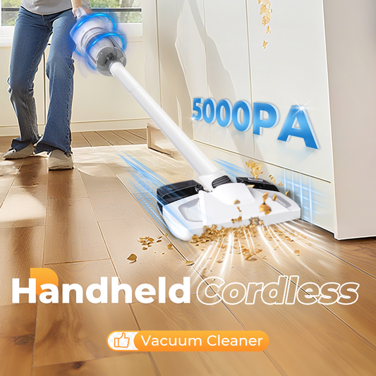 🧹 60% DE DESCUENTO OFERTA 2025! ✨ Aspiradora de Mano Inalámbrica - Potente Succión 15KPA & 30 Minutos de Uso con 4 Accesorios para Coches y Hogar 🚗🏠