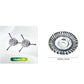🔄 50% OFF NOW! ⚙️ Replacement Blade for Grass Trimmer – Quick Tool-Free Replacement, Tangle-Free Design, and Universal Compatibility ✂️