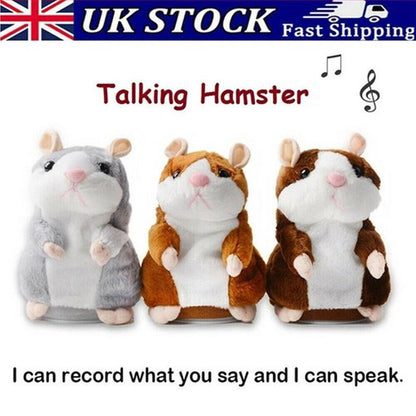 🐹 LIMITED-TIME 50% OFF! Talking Hamster Plush Toy, Repeats What You Say Interactive Toy