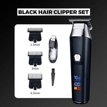 💎 50% OFF! 💎 Household Digital Display Electric Hair Clipper Set – Professional Precision, Rechargeable & Ultra-Quiet ✂️🔋