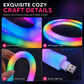 🌈 LIMITED-TIME 50% OFF! ✨ Faux Fur Neon Light Strip – 360° All-Round Glow, Flexible Decor Lamp 💈