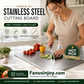 🔪 2026 Sale — Over 45 900 Sold!✨ 304 Stainless Steel Cutting Board