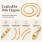 ✨ LIMITED‑TIME 50% OFF! ⚡ Women's Elegant Copper Plated Flat Chain Necklace – Chic, Delicate, Timeless