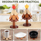 🎄 LIMITED‑TIME 50% OFF! 🔥 Natural Wooden Tree Trivets for Hot Dishes – Festive, Foldable, Durable ✨