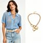 👚 LIMITED-TIME 50% OFF! ✨ Short Sleeve Knit Button Shirt – Breathable Weave, Relaxed Fit, Summer Layer ☀️