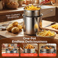 🍳 LIMITED‑TIME 50% OFF! ⚡ 304 Stainless Steel Multifunctional Fryer – Practical, User‑Friendly, Time‑Saving 🧺