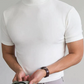 👔 LIMITED TIME 50% OFF! ⚡ Men's High Neck Slim Fit T-Shirt – 2026 Hot Sale, Modern Essential 🎁