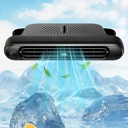 🔥 LIMITED-TIME 50% OFF! 💨 Dual Turbo Car Seat Fan – Instant Cooling, 3 Speeds, Magic Tape Mount 🚗