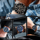 ⌚ LIMITED TIME 50% OFF! 💧 Men’s Waterproof Multifunctional Quartz Watch – Chronograph, Luminous, Stainless Steel ⏱️