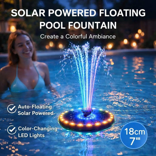 🎉 2026 Sale — Over 19,000 Sold! 💞 Solar Water Fountain with Nighttime Illumination