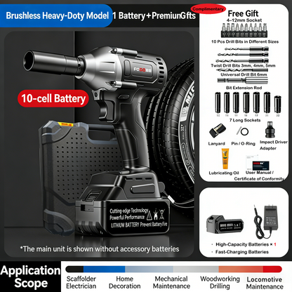 🔥🎁New arrival 58% OFF💥💥🔧 Hot Sale! Brushless Electric Wrench for Ultimate Power and Precision