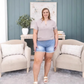 👖 LIMITED TIME: 50% OFF! 🌷 High Rise Frayed Hem Dad Shorts – Relaxed Fit, Butter Soft & Super Stretchy ✨