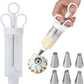 🧁 LIMITED‑TIME 50% OFF! ⚡ Stainless Steel Cake Decorating Gun Kit – Multi‑Nozzle, One‑Handed, Food‑Safe ✨