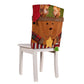 🎄 LIMITED-TIME 50% OFF! ✨ Christmas Chair Cover – Santa, Snowman & Elk Designs 🪑
