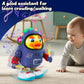 🦆 ¡50% DE DESCUENTO POR TIEMPO LIMITADO! ✨ Juguete de Pato Espacial Danzante - Luz LED interactiva y música con sensor solar para divertidos movimientos 🌟🚀 de baile cósmicos