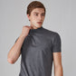 💎 50% OFF! 💎 Men's High Neck Slim Fit T-Shirt – Breathable, Figure-Flattering & Available in 5 Classic Colors