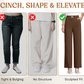 👖 LIMITED-TIME 50% OFF! ✨ High Rise Pull-On Stretch Pants – Soft, Elastic Waist, Everyday Elegance 🌟