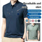 👔 LIMITED-TIME 50% OFF! ✨ Men's Ice Silk Stretch Shirt – Cool, Waterproof, Comfortable ✨