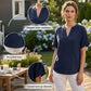👕 LIMITED-TIME 50% OFF! ✨ Fashion Loose Short Sleeve Top – Solid Color, Breathable, Casual Chic 🌿