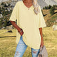 👕 LIMITED-TIME 50% OFF! 💥 Women's Casual Loose V-Neck T-Shirt – Soft, Breathable, Flowy Hem ✨