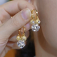 🥳2026 HOT SALE🥳Vintage Gold-Plated Hoop Earrings with Purple Crystal Sphere