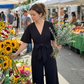 👖 LIMITED-TIME 50% OFF! 💃 Women's Elegant V-Neck Wide Leg Waist Tie Jumpsuit – Flattering Silhouette, Versatile, All-Day Comfort 🌸