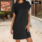 💎 50% OFF! 💎 Women's Relaxed Pocket Dress – Breathable Cotton-Linen Blend, Roll-Up Sleeves & Effortless Everyday Style 🌿👗