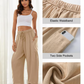 👖 LIMITED-TIME 50% OFF! ✨ Women's Linen Wide Leg Pants – Breezy, High-Waisted, Flowy 🌾