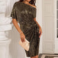 💃Vestido de fiesta brillante con lentejuelas y un solo hombro para mujer✨