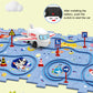 🎁 [Mejor regalo para niños] 🚗Juego de juegos de coches de pista de rompecabezas educativos para niños