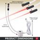 🌟 LIMITED‑TIME 50% OFF! ⚡Magnetic Positioning Quilting Laser Light For Sewing Machine – Crosshair & Dot Guide, Universal Fit ✨