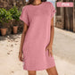 💎 50% OFF! 💎 Women's Relaxed Pocket Dress – Breathable Cotton-Linen Blend, Roll-Up Sleeves & Effortless Everyday Style 🌿👗