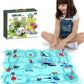 🎁 [Mejor regalo para niños] 🚗Juego de juegos de coches de pista de rompecabezas educativos para niños