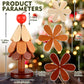 🎄 LIMITED‑TIME 50% OFF! 🔥 Natural Wooden Tree Trivets for Hot Dishes – Festive, Foldable, Durable ✨